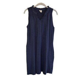 Merona Women's Sleeveless Pullover Casual Dress in Blue - Size Small
